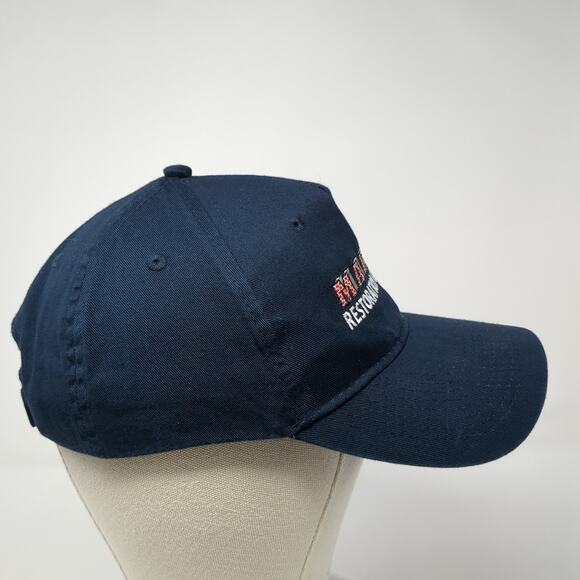 Mark 1 Restoration Company Strapback 5 Panel Cap Blue One Size Port & Company - Picture 5 of 10